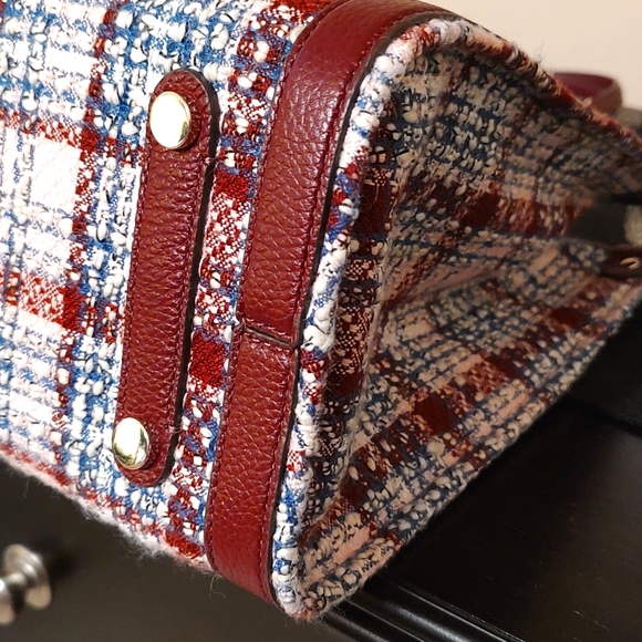 NWOT Kate Spade Tweed Shoulder Bag - Picture 9 of 14